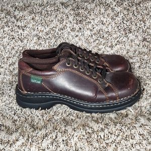 Eastland Windsor Brown Leather Lace Up Rugged Oxford Women's Shoes Shoes 7.5